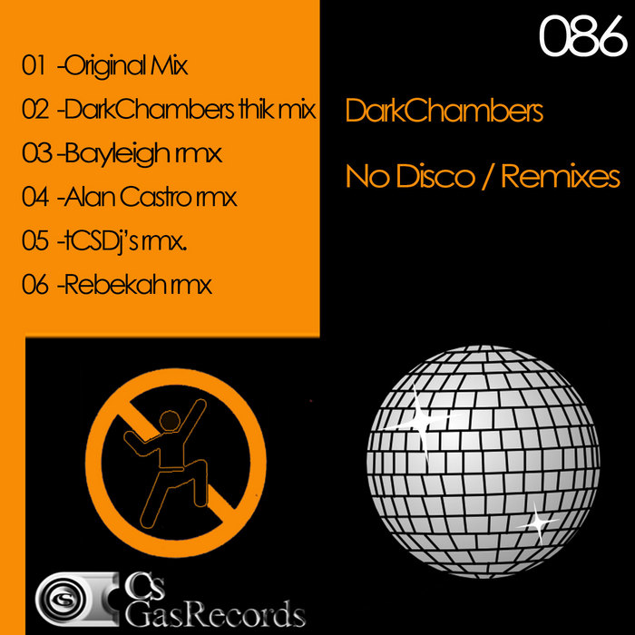 DARK CHAMBERS - No Disco (remixes)