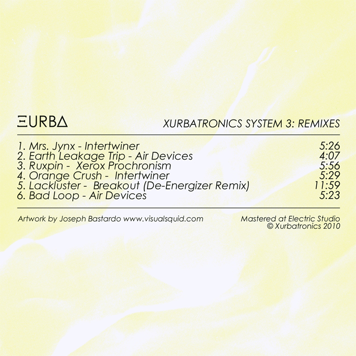 VARIOUS - Xurbatronics System 3 (remixes)