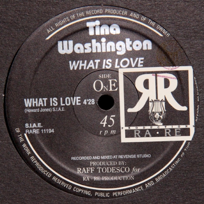 WASHINGTON, Tina - What Is Love