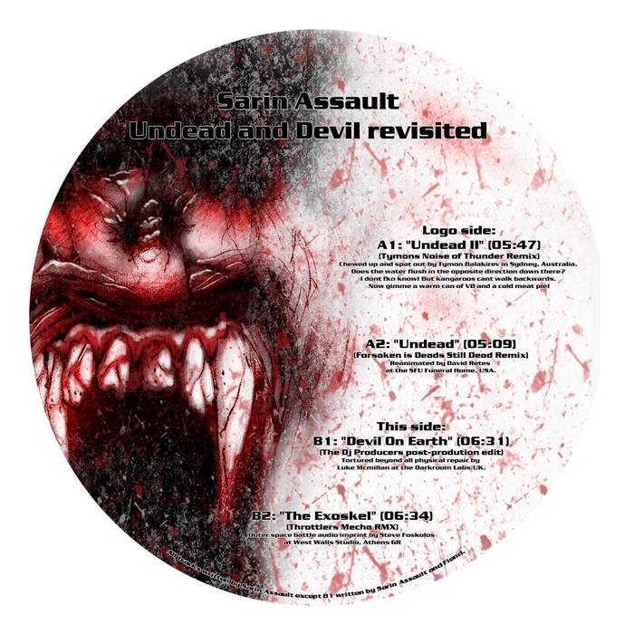 TYMON/FORSAKEN IS DEAD/DJ PRODUCER/THROTTLER - Sarin Assault: Undead & Devil Revisited