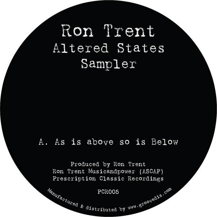 TRENT, Ron - Altered States Sampler EP