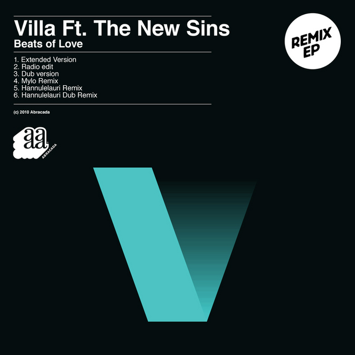 VILLA feat THE NEW SINS - Beats Of Love (remix) EP