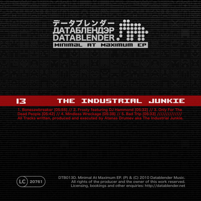 INDUSTRIAL JUNKIE, The - Minimal At Maximum EP