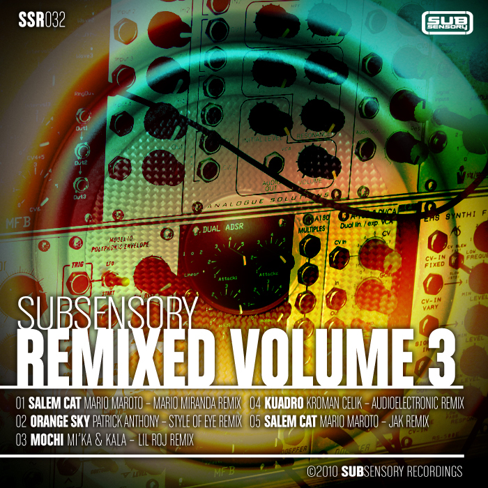 MAROTO, Mario/PATRICK ANTHONY/MI KA & KALA/KROMAN CELIK - SubSensory Remixed Volume 3