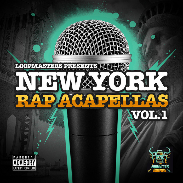 MONSTER SOUNDS - New York Rap Acapellas Vol 1 (Sample Pack WAV/APPLE/LIVE/REASON)
