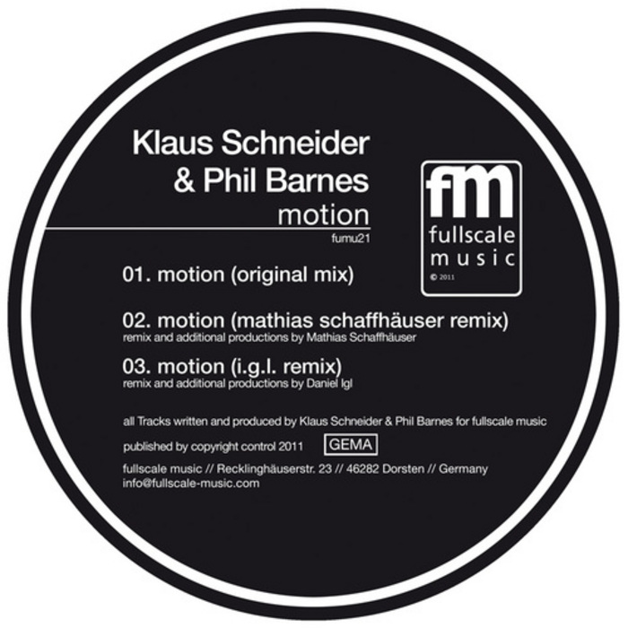 SCHNEIDER, Klaus & PHIL BARNES - Motion