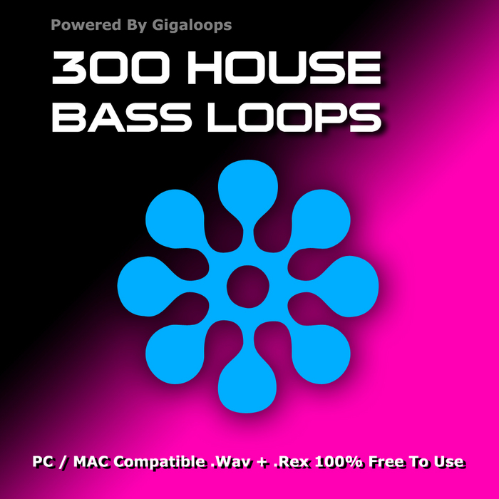 GIGALOOPS - 300 House Bass Loops (Sample Pack WAV/REX)