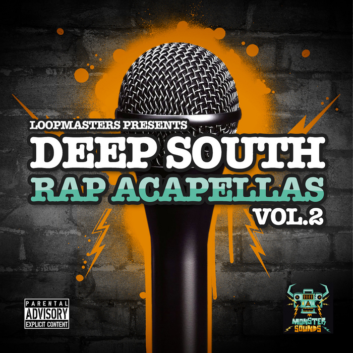 MONSTER SOUNDS - Deep South Rap Acapellas Vol 2 (Sample Pack WAV/APPLE/LIVE/REASON)