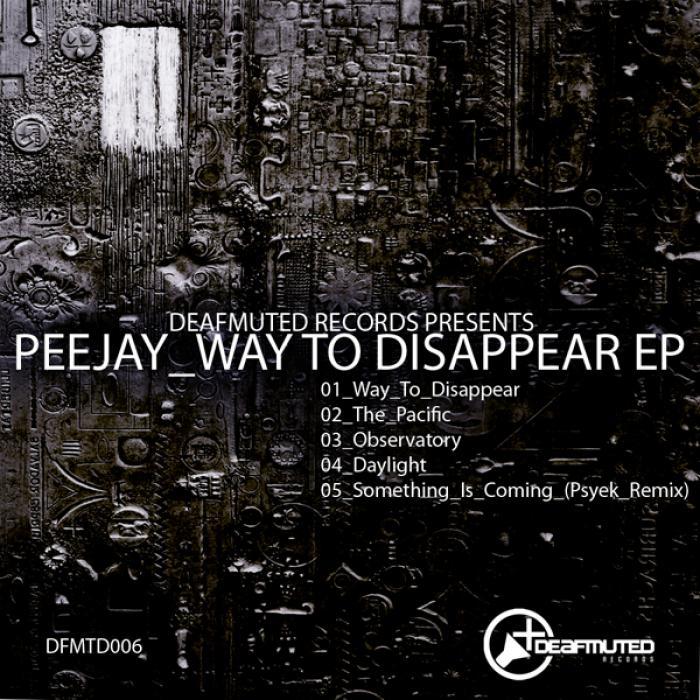 PEEJAY - Way To Disappear EP