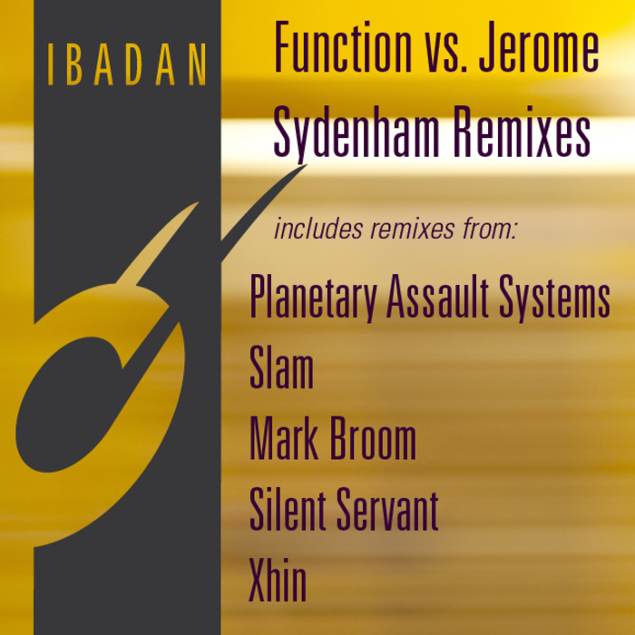 SYDENHAM, Jerome/FUNCTION - White Light remixes