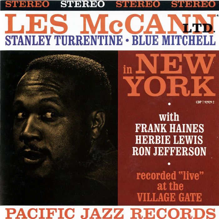 LES MCCANN LTD feat STANLEY TURRENTINE/BLUE MITCHELL - Les McCann LTD In New York