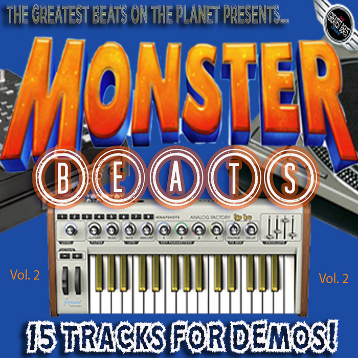 MONSTER BEATS - Rap Hip Hop Pop Beats Royalty: 15 Tracks For Demos Vol 2