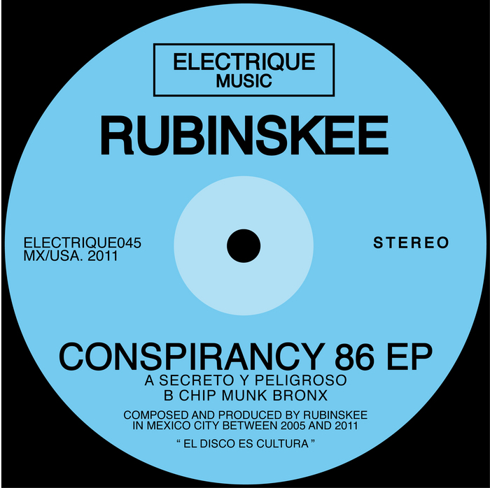 RUBINSKEE - Conspiracy 86 EP