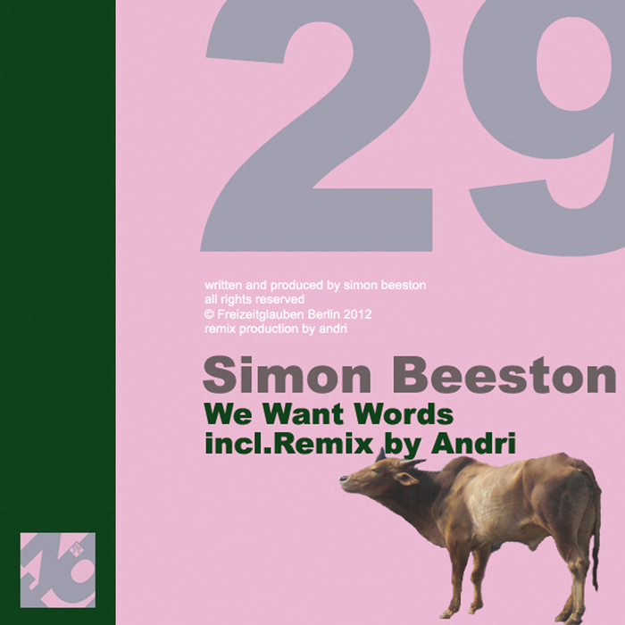 BEESTON, Simon - We Want Words