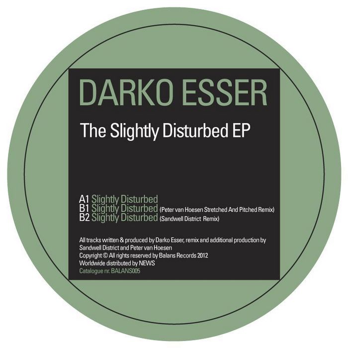 DARKO ESSER - The Slightly Disturbed EP