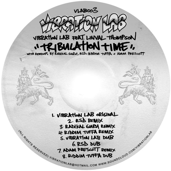 VIBRATION LAB feat LINVAL THOMPSON - Tribulation Time EP