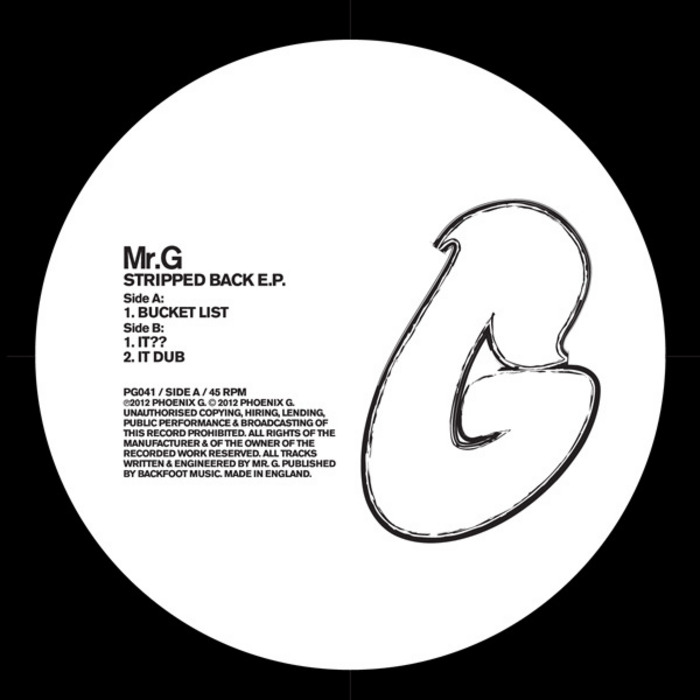 MR G - Stripped Back EP