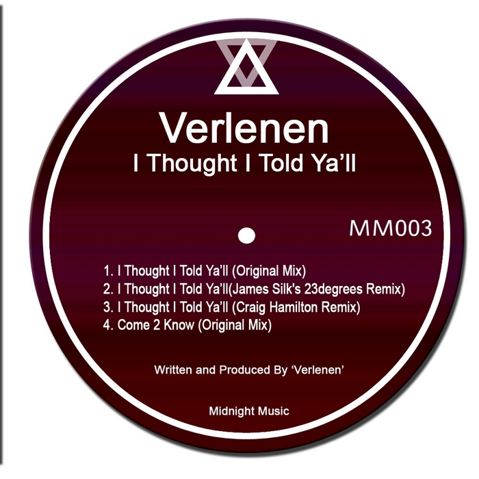 VERLENEN - I Thought I Told Ya'll EP