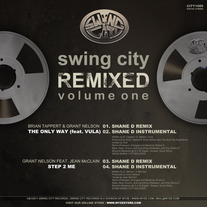 TAPPERT, Brian/GRANT NELSON - Swing City (remixed Volume One)