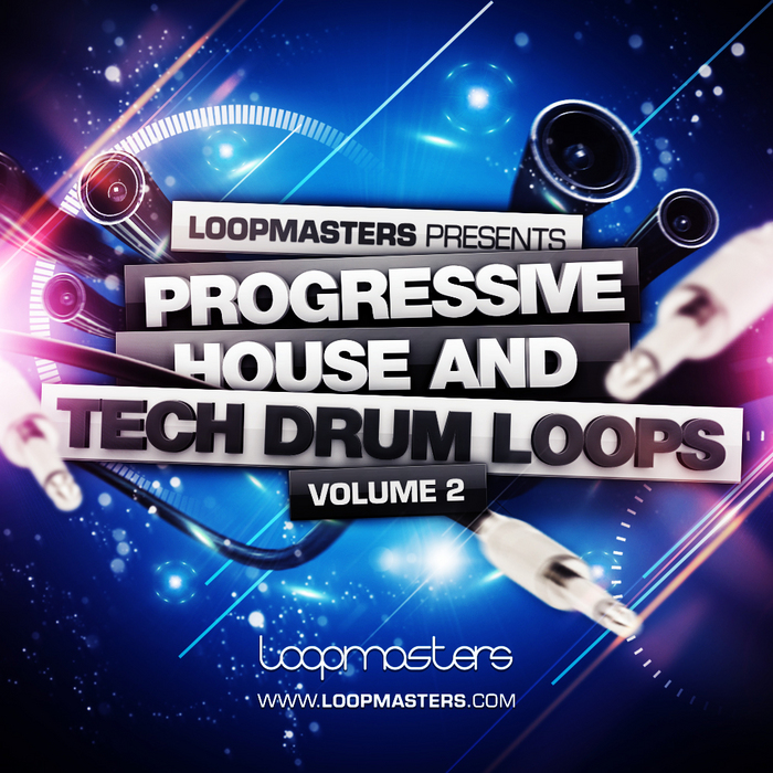 LOOPMASTERS - Progressive House & Tech Drum Loops Vol 2 (Sample Pack WAV/APPLE)