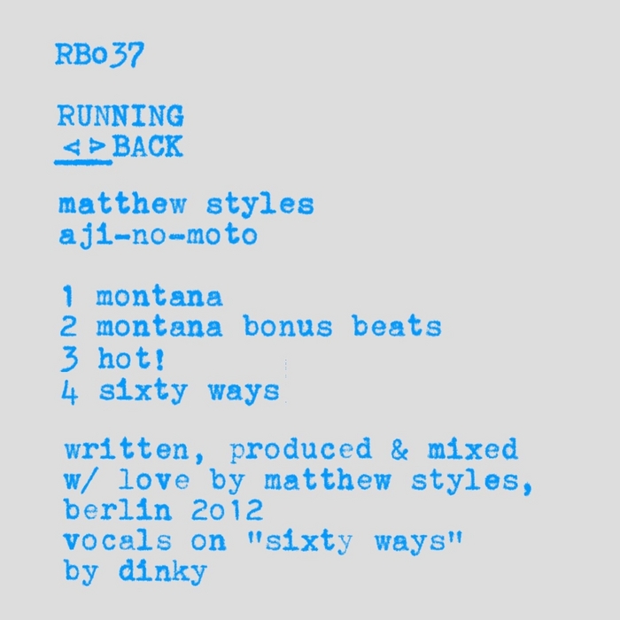 STYLES, Matthew - Aji No Moto