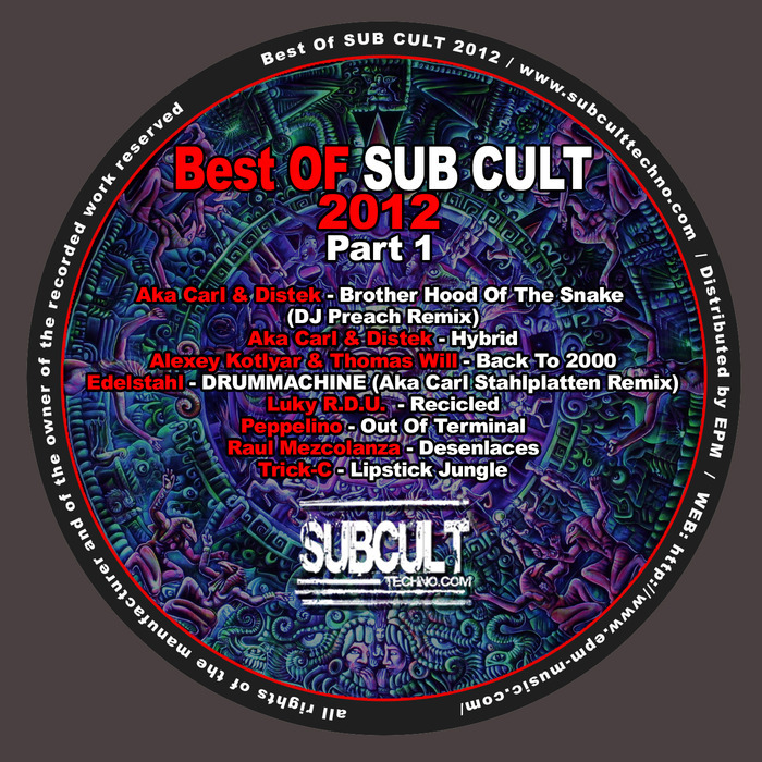 VARIOUS - Best Of Sub Cult 2012 Part 1