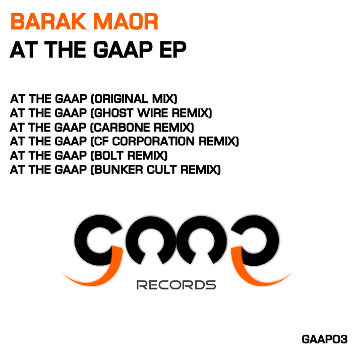 MAOR, Barak - At The Gaap EP