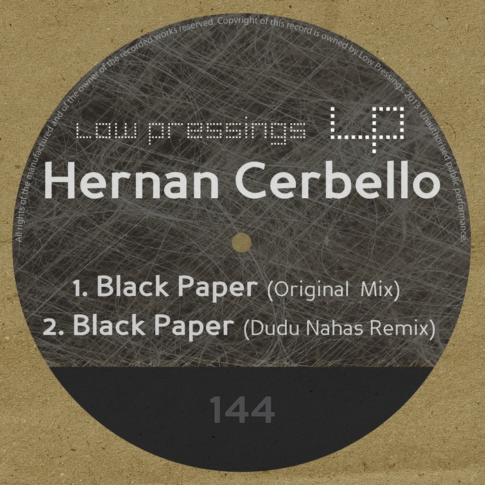 CERBELLO, Hernan - Black Paper