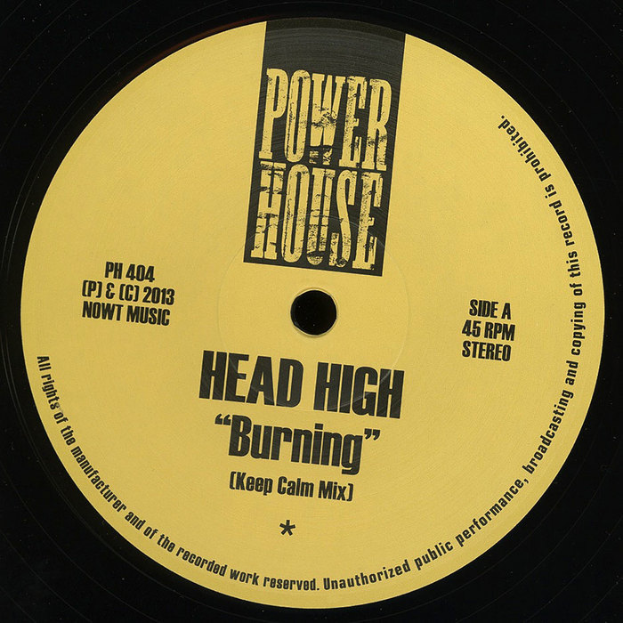Burning by Head High on MP3, WAV, FLAC, AIFF & ALAC at Juno Download