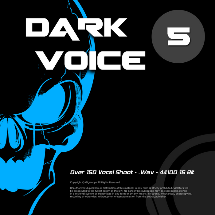 GIGALOOPS - Dark Voices Vol 5 (Sample Pack WAV)