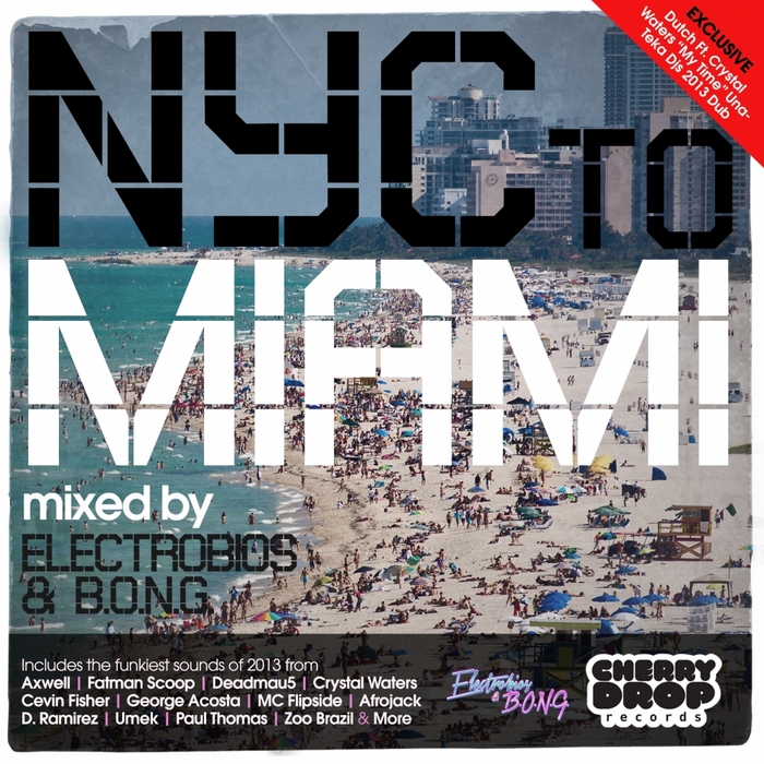 ELECTROBIOS/BONG/VARIOUS - NYC To Miami 2013 (mixed by Electrobios & BONG) (unmixed tracks)