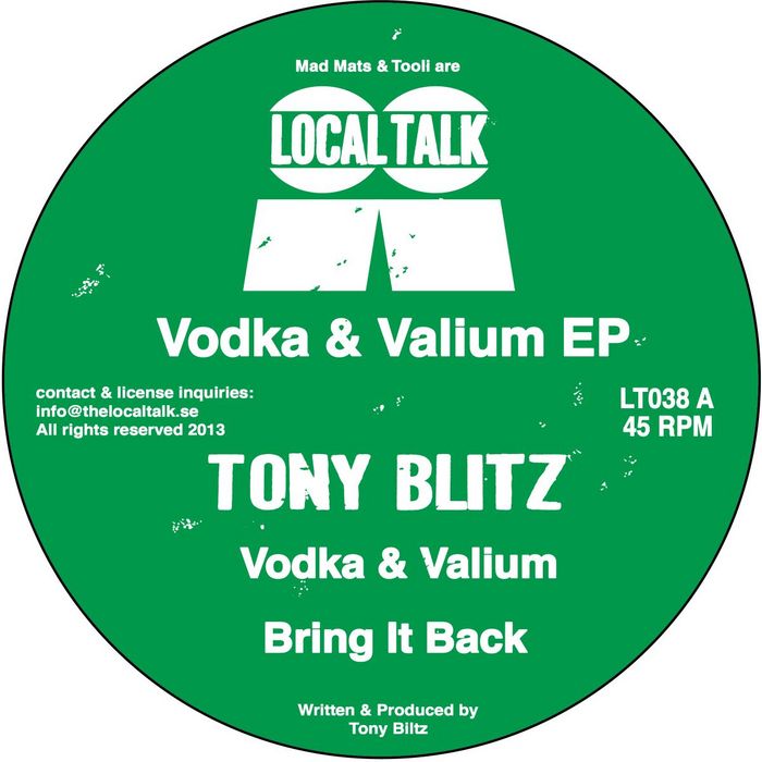 BLITZ, Tony - Vodka & Valium EP