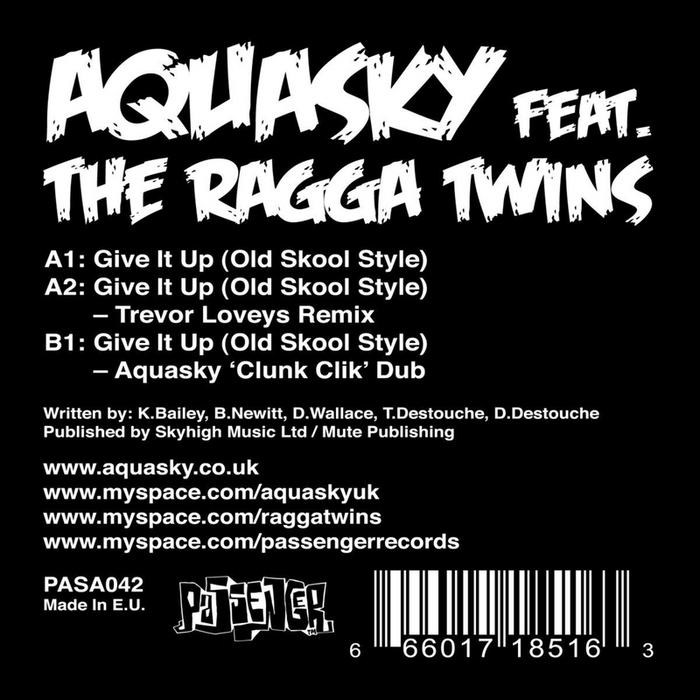 AQUASKY/RAGGA TWINS - Give It Up (Old Skool Style)