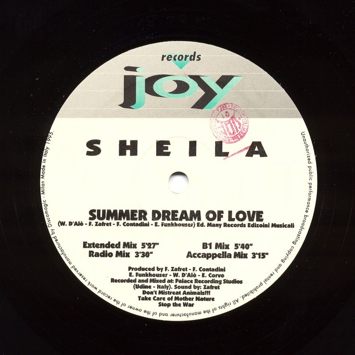 SHEILA - Summer Dream Of Love