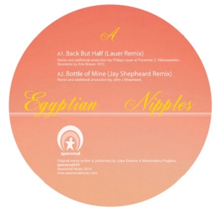 EGYPTIAN NIPPLES - Back But Half Remixes