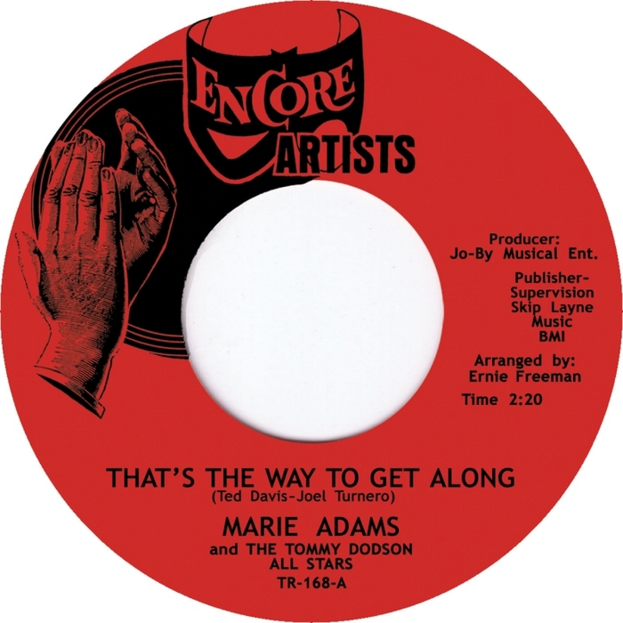 ADAMS, Marie feat TOMMY DODSON ALL STARS - That's The Way To Get Along
