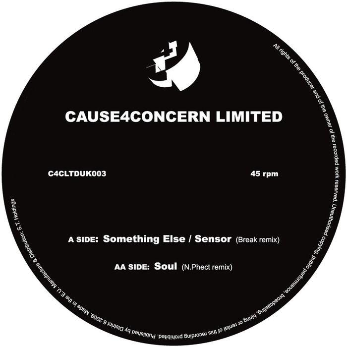CAUSE4CONCERN - Something Else vs Sensor (Break Remix) / Soul (N.Phect Remix)