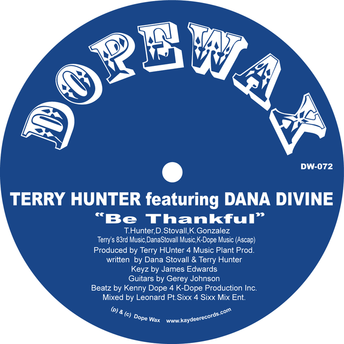 HUNTER, Terry - Be Thankful EP (remixes)