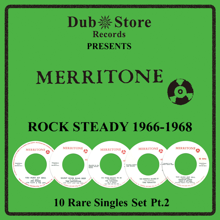 VARIOUS - Merritone Rocksteady 1966 To 1968 - 10 Rare Singles Set Pt. 2