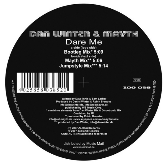 Dan Winter/Mayth - Dare Me (remixes)