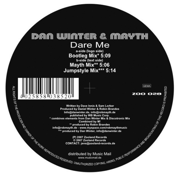 Dan Winter & Rob Mayth - Dare Me