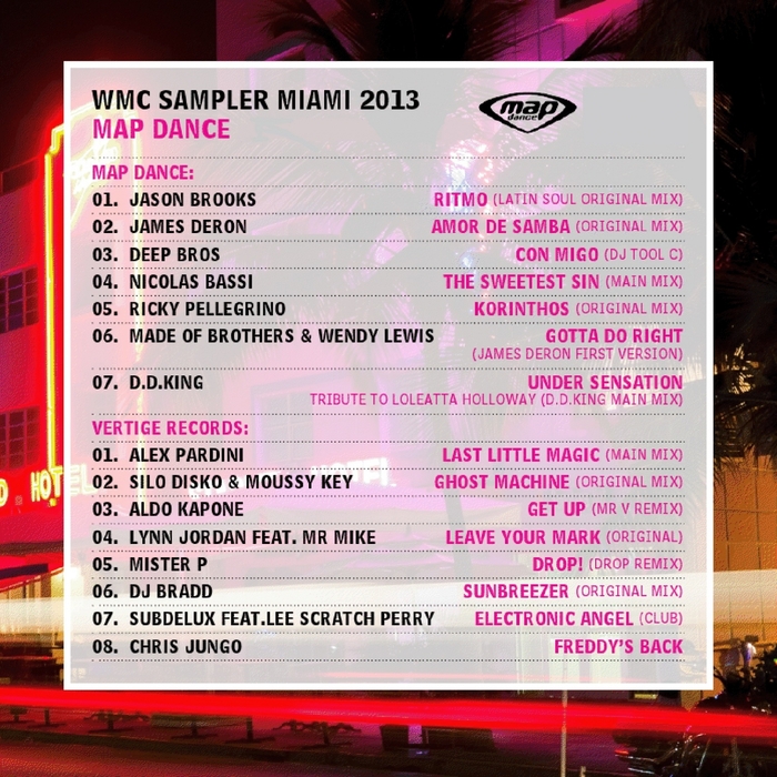 VARIOUS - MAP Dance: Vertige Records WMC Sampler 2013