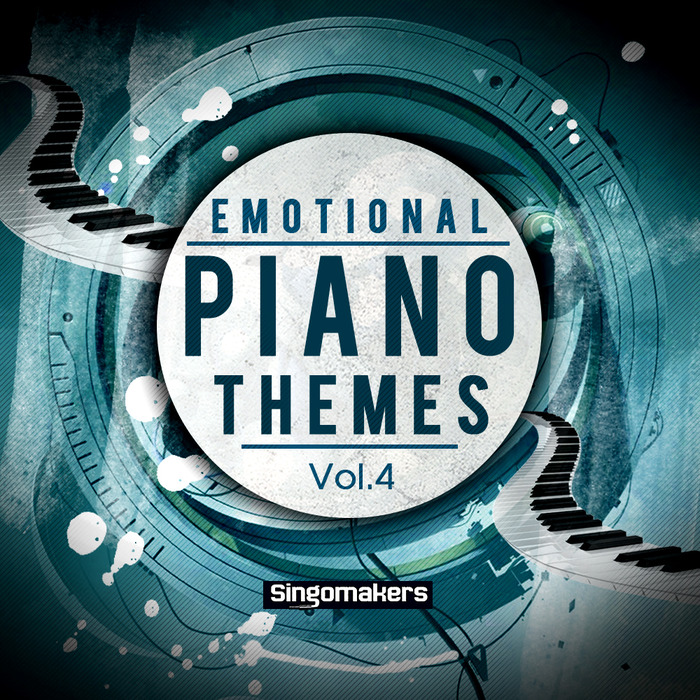 SINGOMAKERS - Emotional Piano Themes Vol 4 (Sample Pack WAV/MIDI)