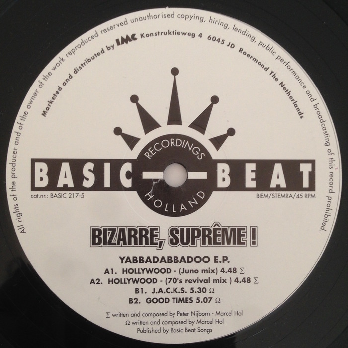 BIZARRE SUPREME - Yabbadabbadoo EP