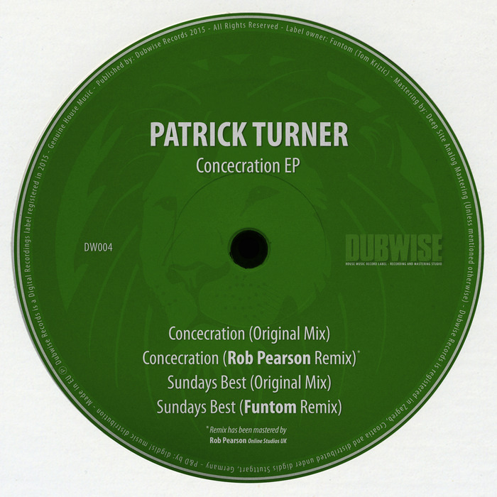 PATRICK TURNER - Concecration