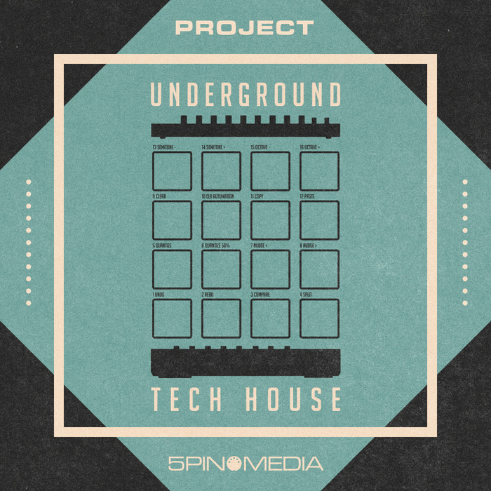 5PIN MEDIA - 5Pin Media Project: Underground Tech House (Sample Pack LIVE/MASCHINE/MIDI)