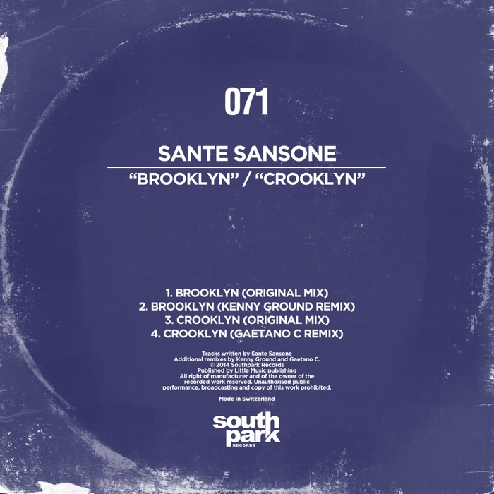 SANTE SANSONE - Brooklyn/Crooklyn