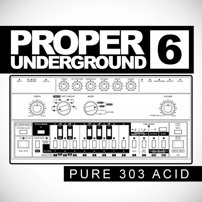 VARIOUS - Proper Underground Vol 6: Pure 303 Acid