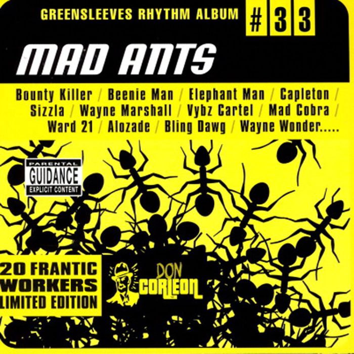 VARIOUS - Greensleeves Rhythm Album #33: Mad Ants (Explicit)