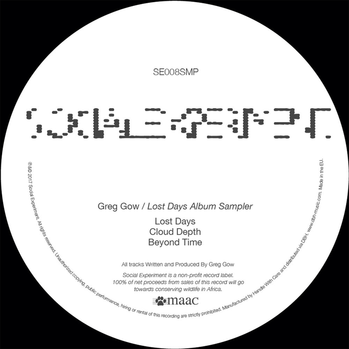 GREG GOW - Lost Days Album Sampler